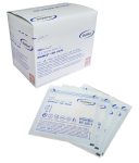 Kompresy jałowe  z gazy  10 cm x 10 cm 8 warstw 17 nitek  100 sztuk MK Maimed