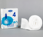 Elastyczna siatka opatrunkowa  ( NR 4 ) na łydkę kolano stopę ramię łokieć  4,5 cm x 1 m Biomar 