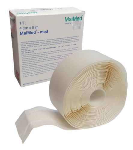 Plaster z opatrunkiem hypoalergiczny włókninowy  do cięcia  4 cm x 5 m Plast Med