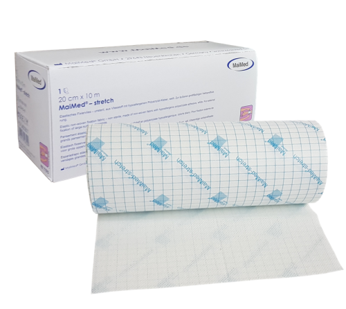 Przylepiec z włókniny hypoalergiczny mocujący do cięcia 20 cm x 10 m Stretch Maimed