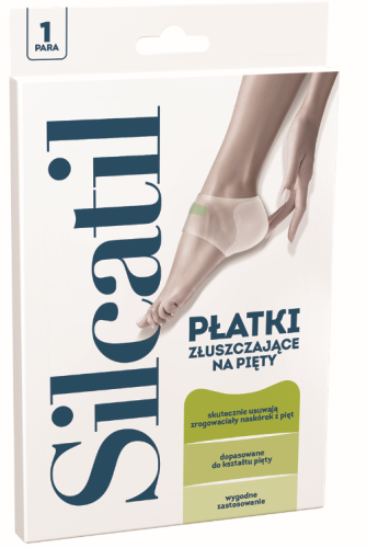 Silcatil płatki na zrogowaciały naskórek pięt 1 para