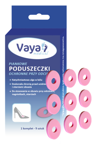 Piankowe poduszeczki ochronne przy odciskach Vaya Medical