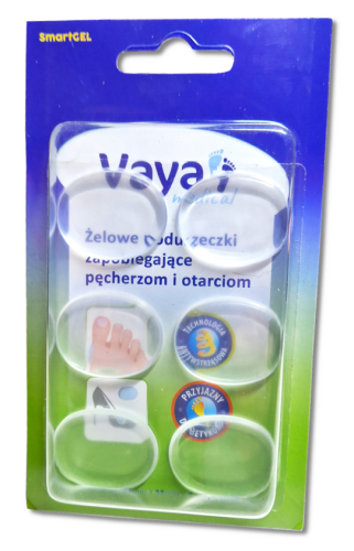 Żelowe poduszeczki zapobiegające pęcherzom i otarciom SmartGel 6 sztuk