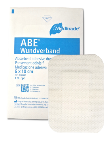 Opatrunek plaster pooperacyjny jałowy ABEfix  6x10 cm 1 sztuka Meditrade 