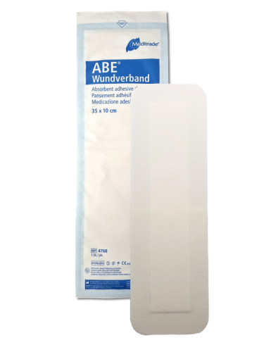 Opatrunek plaster pooperacyjny jałowy ABEfix 10x35 cm 1 sztuka Meditrade 