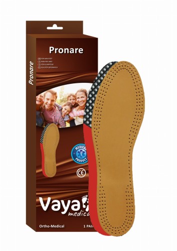 Pełne wkładki ortopedyczne pronujące na szpotawość stóp Vaya Pronare 1 para