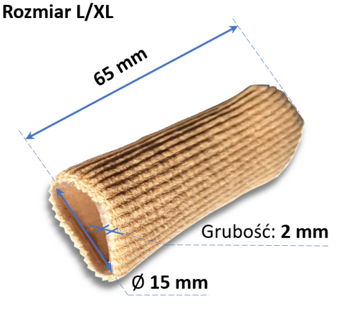 Pełny ochraniacz z tkaniną LXL_wymiary sh.png