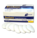 Kompresy oczne chłonne niejałowe 5x7 cm  EYEPAD 50 sztuk Meditrade 
