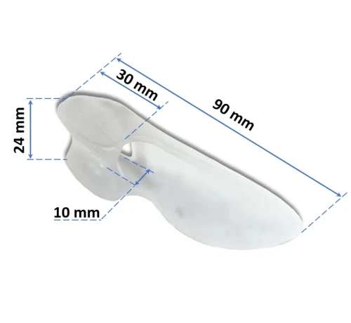Klin z osłoną haluksa dimensions.webp