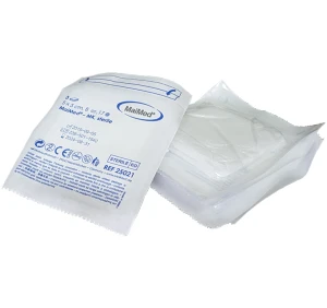 Kompresy jałowe  z gazy  5 cm x 5 cm 8 warstw 17 nitek  1 x 3 sztuki MK Maimed