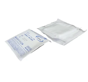 Kompresy jałowe  z gazy  10 cm x 10 cm 12 warstw 17 nitek  1 x 5 sztuk MK Maimed