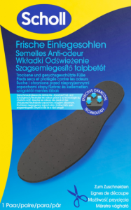 Scholl wkładki Odświeżenie do przycięcia 36-46 1 para