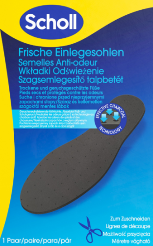 Scholl wkładki Odświeżenie do przycięcia 36-46 1 para