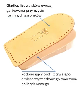 Podpiętki ortopedyczne dla dzieci wyrównujące asymetrię kończyn dolnych Vaya Bambini 1 para